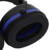 Hearing Protection Ear Muffs 24dB NRR Safety Black Blue Noise