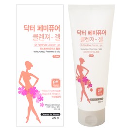 Doctor Edition Dr. Femipure Cleanser Gel 220ml Mildly acidic feminine cleanser for women containing postbiotics / 닥터 페미퓨어 클렌져겔 220ml 여성용 약산성 여성 청결제 포스트바이오틱스 함유