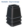 Ahasolid Bed Risers 5 Inch Heavy Duty, Furniture Risers for