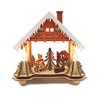 LED Christmas House Wooden Feeder Original Wichtelstube Collection Christmas Decoration