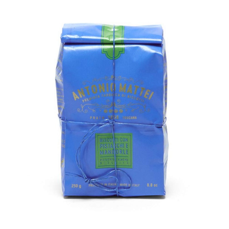 Antonio Mattei. Biscotti with Pistachio and Almond. 250g (8.8oz)