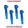 MaxBene Auto Parts Ignition Complete Blue Color Coil 4PCS for