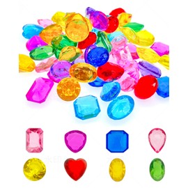 Pack of 150 Gemstones for Children, Diamonds Children's Glitter Stones 18-25 mm Muggle Stones Colourful Children's Diamonds Gemstones Children Glitter Stones Diamonds Decorative Stones for Vases Table