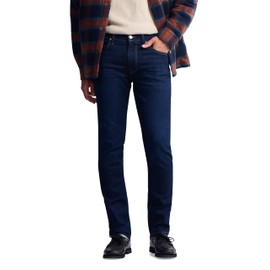 General Denim Works Ride Men's Regular Rise Slim Leg Jeans, Rinse Brushed Denim, 33x32