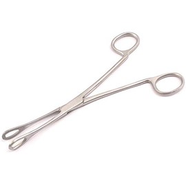9.5" UN-Slotted Non-Locking FOERSTER Sponge Straight Forceps by G.S Online Store