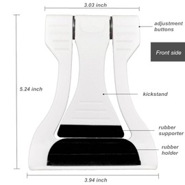 LABILUS Two Models Multi-Angle Adjustable Universal Portable & Foldable Cellphone Tablet Stand Holder Mount Compatible with Cellphone Tablet - Black