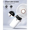 Koonie Portable Handheld Fan, Battery Operated Fan with Base, 8