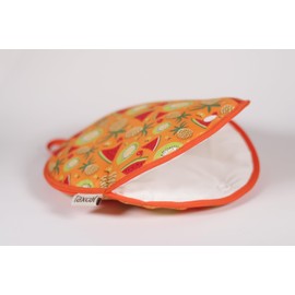 TAXCAL 10 Inch Premium Insulated Tortilla Warmer - Microwavable Fabric Pouch to Keep Tortillas Warm, Soft & Fresh for Hours | Ideal for Tacos, Burritos, & More!