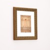 Eitida 8x10 in Antique Gold Ornate Classic Picture Frame, Matted