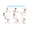 D-Ring Buckle Cotton Belt for Yoga Stretching Exercise Durable Flexible