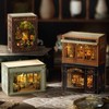 CUTEROOM DIY Doll Room Miniature Furniture House Kit with LED