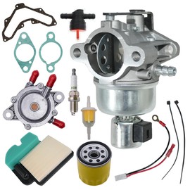 Rebuiman 20 853 33-S Carburetor With Air Filter and Oil Filter for Kohler SV600 SV600S SV590S SV590 SV541 SV601 SV610 SV620 SV540 Lawn Mower 16-22 HP Engine Carb Replace 20 853 16-S 20 853 14-S