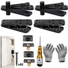 Hidden Door Hinge, Pivot Hinge - 570LBS Load-Bearing Heavy Duty