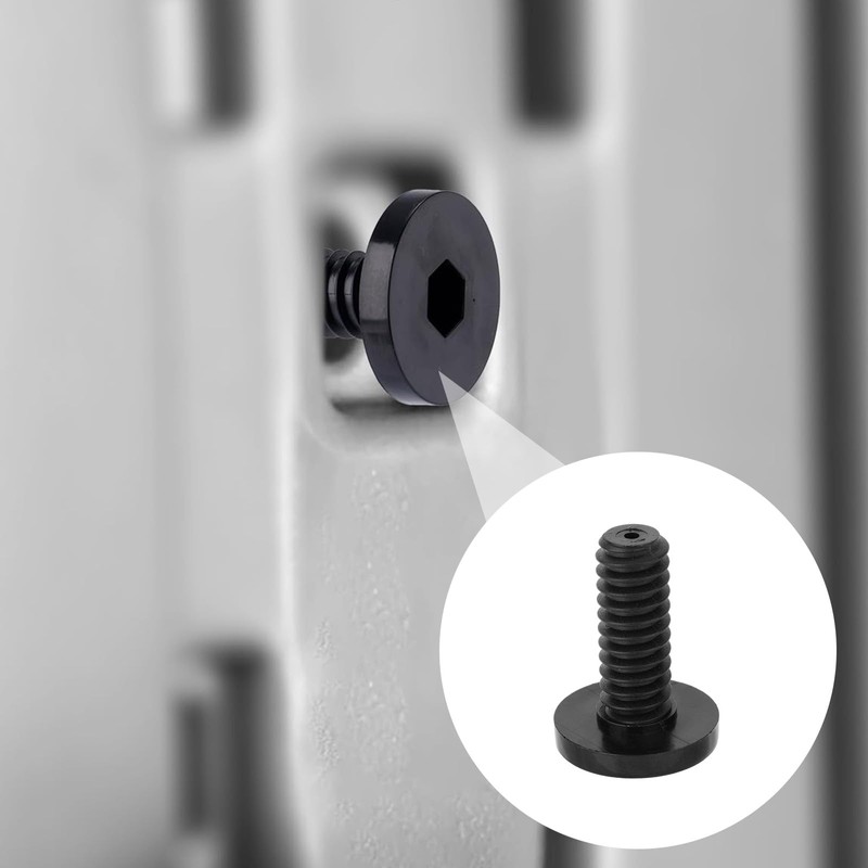 20pcs Long Bolts Compatible with Suncast, Black Durable Long Bolts