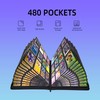ARCHIVALPRO Premium Trading Card Collection Leather Binder, Holds 480 Cards,Card