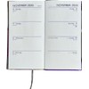 2025 Slim Week To View Hardback Diary with Pen (Botanical