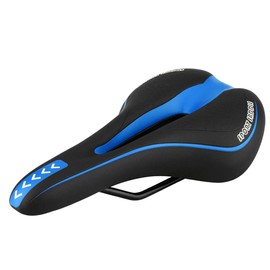 YJZQ Professional Mountain Bike Seat Comfortable Vented MTB Bicyle Seat Saddle Cycle Gel Padded Seat Cushion Fit Most Mountain Bikes, Road Bikes, Hybrid Bikes (Blue)