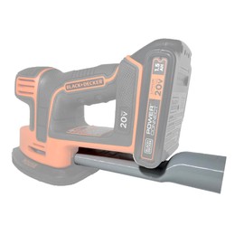 Shop Vacuum Hose Adapter compatible with Cordless BLACK+DECKER Mouse Detail Sander BDCMS20C BDCMS20B BDC120VA100 for Vac Dust Reducer Collector 1-1/4 in 1.25 inch