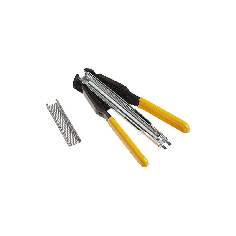 DEWALT Hog Ring Pliers Kit, Includes Pliers and 1000 Ring