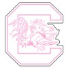 South Carolina Decal (PINK C GAMECOCK DECAL (3''4''6''12''18''), 4 in)