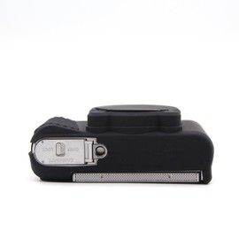 SX740 Camera Case, BMAOLLONGB Fullbody Thin Lightweight Silicone Camera Skin Body Rubber Cover Case for Canon PowerShot SX740 SX730 (Black)