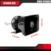 High Performance Siren Speaker Compatible with Any 100-200 Watt 100W