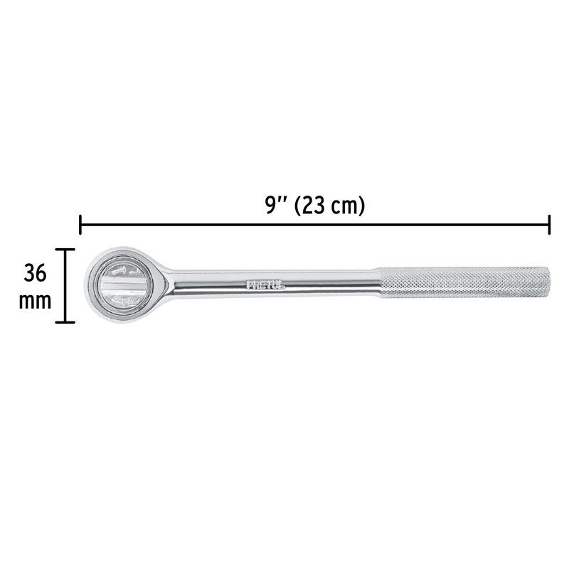 Pretul M-1252P, Matraca cabeza redonda, cuadro 1/2", Pretul