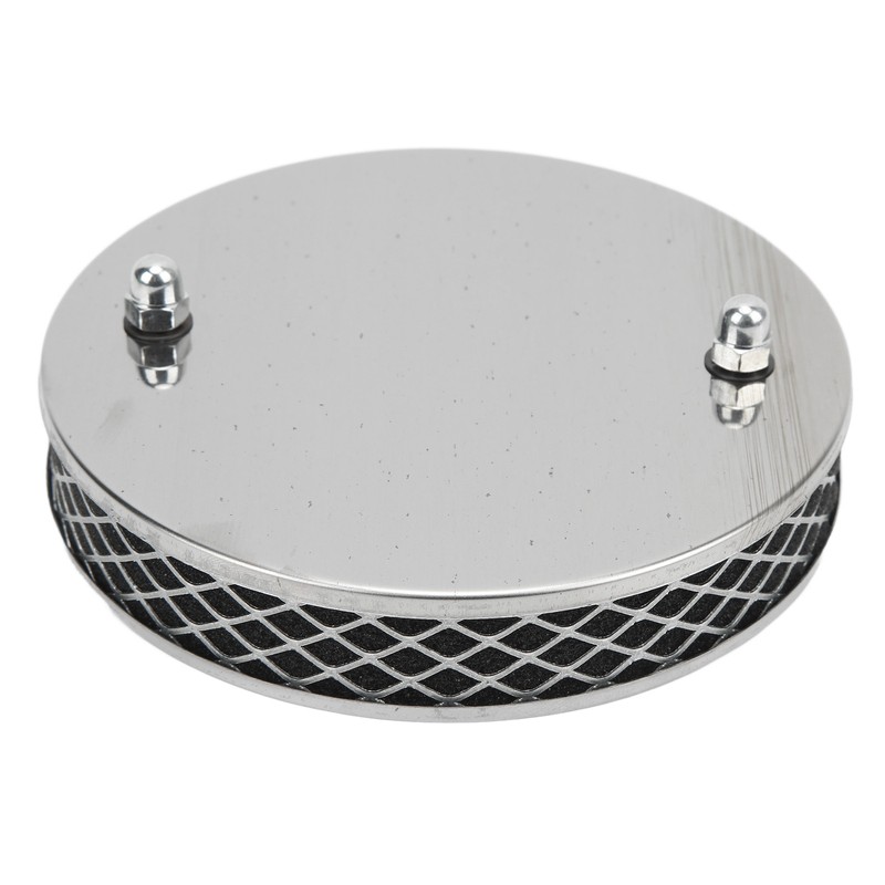 14x3cm High Flow Air Filter Chrome Metal Replacement for SU