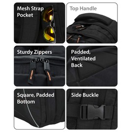 Rockland Smart Gear USB Laptop Backpack, Black, Large