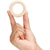 DDSHUN 20 Pcs Wooden Rings Unfinished Natural Wood Rings 55mm