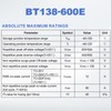 sourcing map 20 Pcs Bidirectional Thyristor BT138-600E TO-220 600V 12A