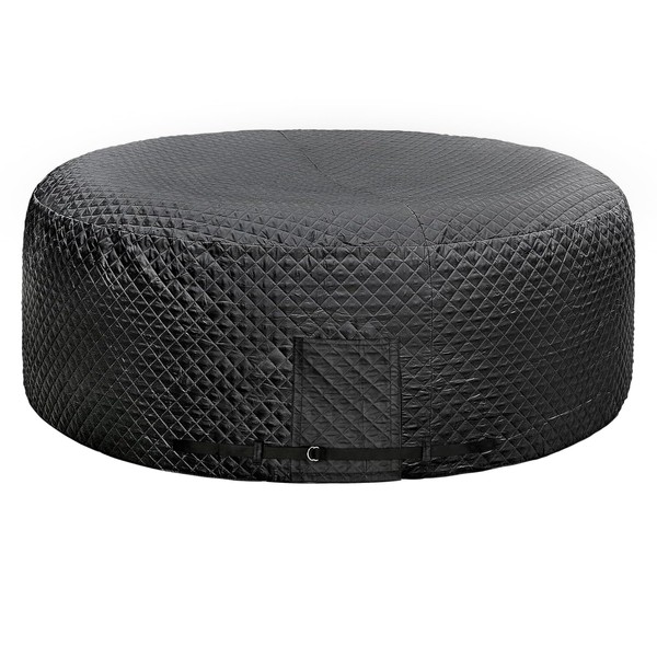 UCEDER Insulated Inflatable Hot Tub Cover,Round Spa Thermal Cover with