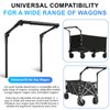 MiHeeHome 3rd Gen Wagon Push Handle - Adjustable for Round