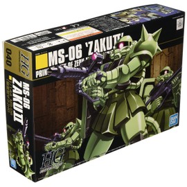 HGUC Mobile Suit Gundam MS-06 Mass Production Zaku 1/144 Scale Color Coded Plastic Model