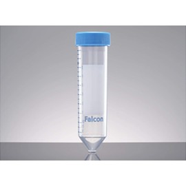 CORNING 352099 Polystyrene Falcon Graduated Tube, 15 mL Capacity, 17 mm OD x 120 mm L, 1800 x g Maximum RCF, 50/Rack Packaging