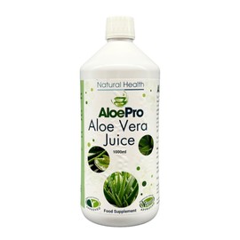 AloePro Aloe Vera Juice - Pure BioActive Aloe Vera, Vegan, Multipack, (4)