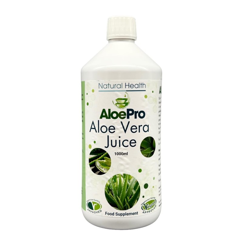 AloePro Aloe Vera Juice - Pure BioActive Aloe Vera, Vegan,
