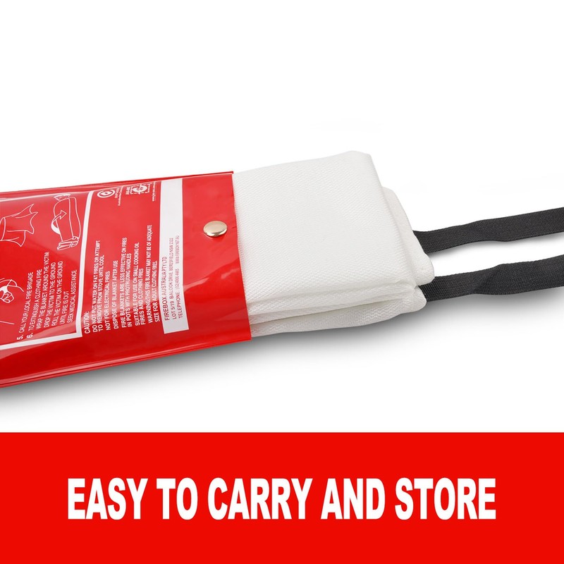 TOPEX 1.0m x 1.0m Fire Blanket Emergency Fire Blanket Home