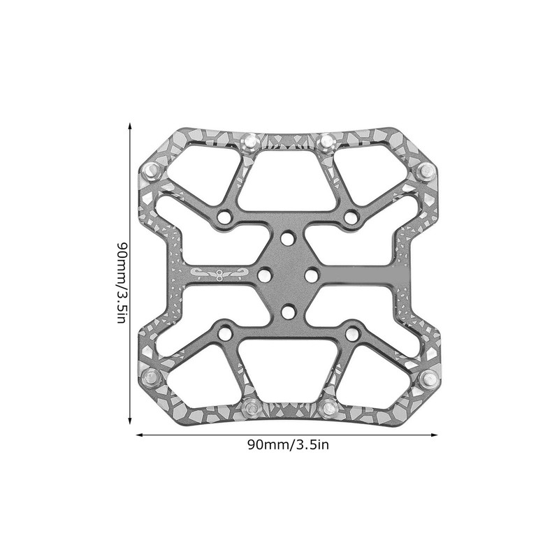1 Pair Bicycle Clipless Pedal Converter Self Locking Disc Pedals