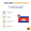 AZ FLAG - Cambodia Flag - 3x5 Ft - Light