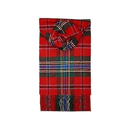 Clans of Scotland - 100% Pure Lambswool Scottish Clan Tartan Scarf- 100% Wool - Pure Wool Tartan Scarf - In Various Tartans - Perfect for Men and Women - 12x60 Inches