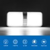 RVZONE 12V Led RV Ceiling 1100 Lumen Double Dome Light