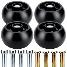 LOCOPOW AM125172 Lawn Mower Deck Gauge Wheels Kit for John Deere 48", 54", 60", 62“, 72" Deck Lawn Tractor Mowers Replace for AM124706 210-300