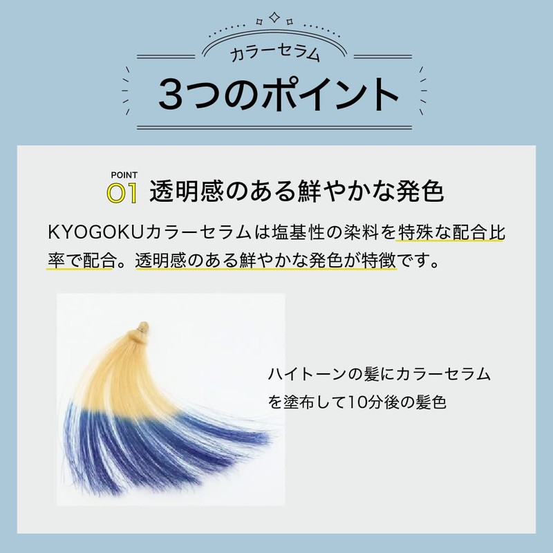 Kyogoku Color Serum Fancy Vivid Blue Blue Color Butter Color