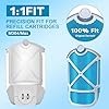 Flying Insect Trap Refill Cartridges, 4 Pack Compatible Replacement Kit