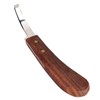 Steel Hoof Knife with Wooden Handle Pointed Cattle Livestock Hand