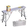 Portable Folding Scaffolding Platform, Heavy Duty Fold Work Bench Scaffold