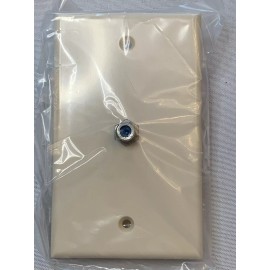 Antronix 50 NEW Antronix Wall Plates, Single Barrel, Ivory. Coax TV Face Plate WPI-81B