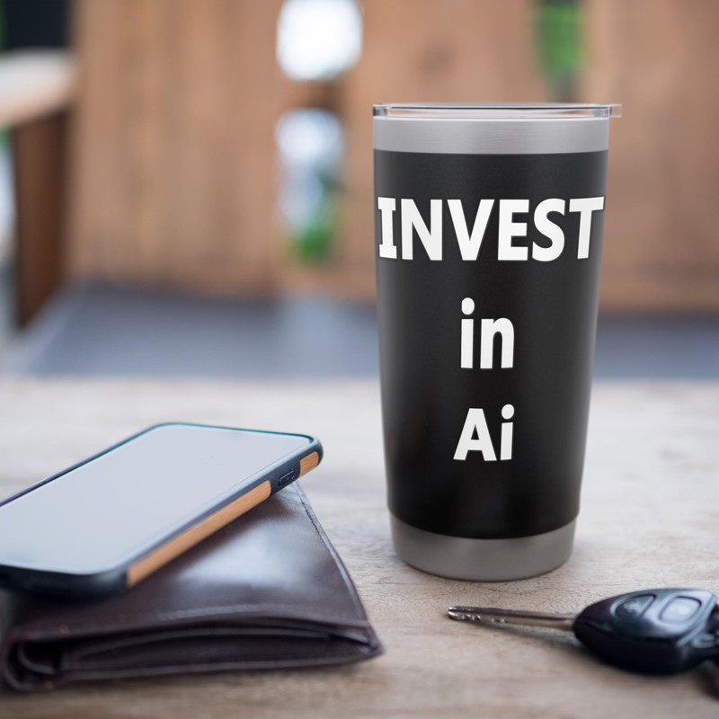 Invest in Ai Artificial Intelligence Stainless Steel Insulated Tumbler