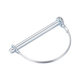 sourcing map Shaft Locking Pin for Coupler Trailer Lawn Garden in Arc Round 8mm x 90mm